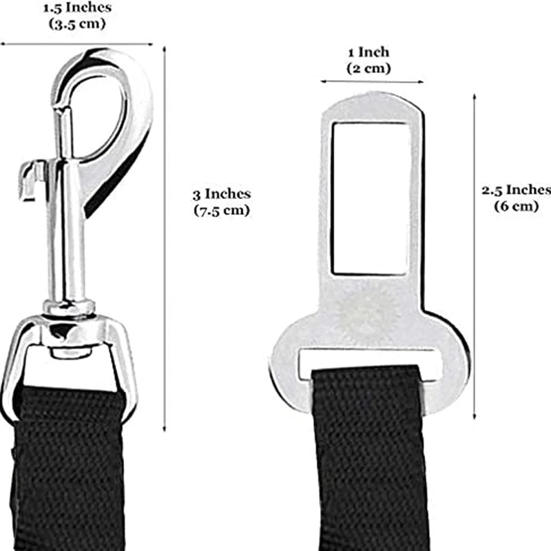 Fur & Fern Adjustable Dog Car Restraint Lead